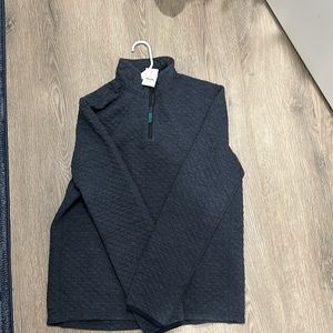 NWT J Crew Quilted half-zip Men’s Medium